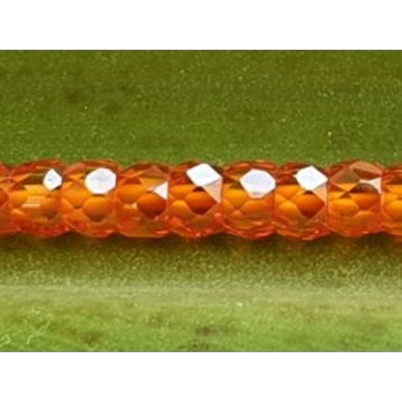 Zirkonkette-stark funkelnd-facettiert 3x2mm
