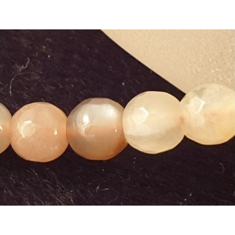 Mondsteintkette facettiert 8mm