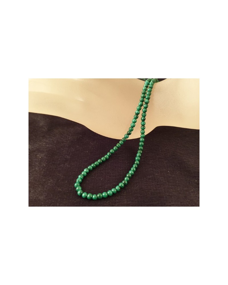 Malachitkette 4mm