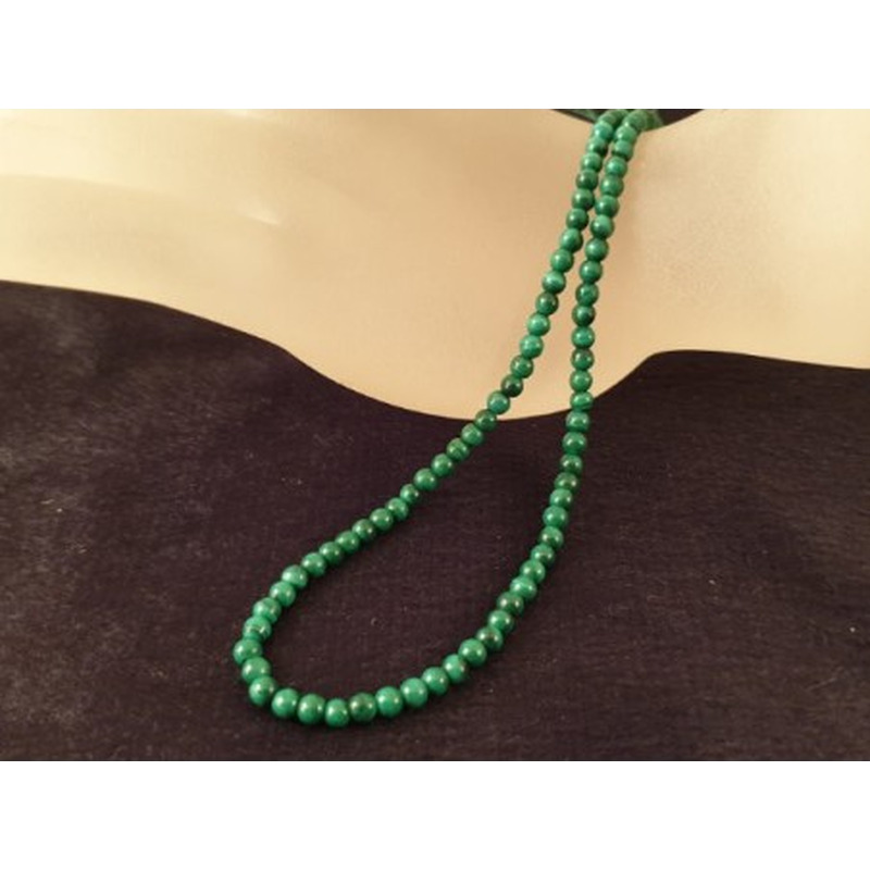 Malachitkette 4mm