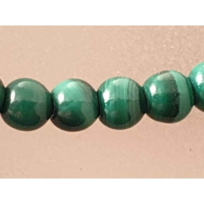 Malachitkette 4mm