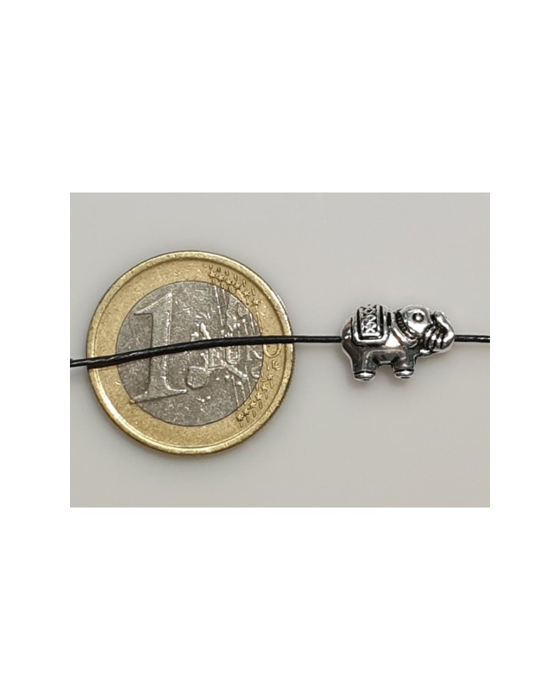 Zwischenteil Elefant, Metall Antik