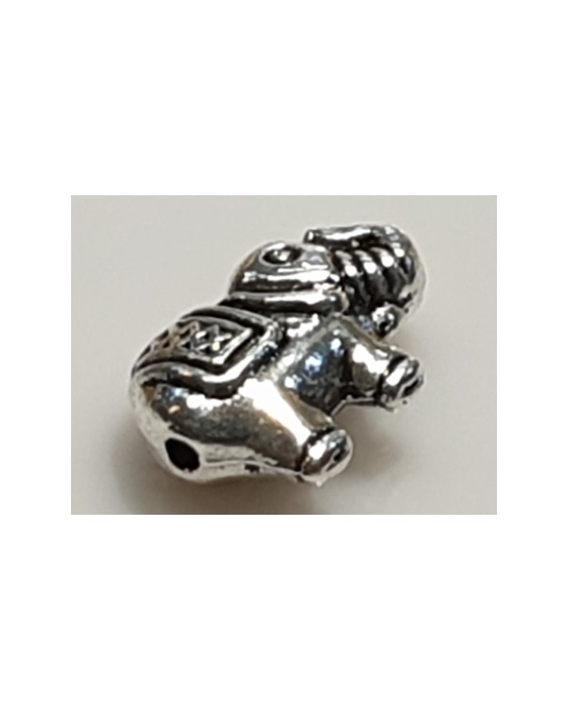Zwischenteil Elefant, Metall Antik