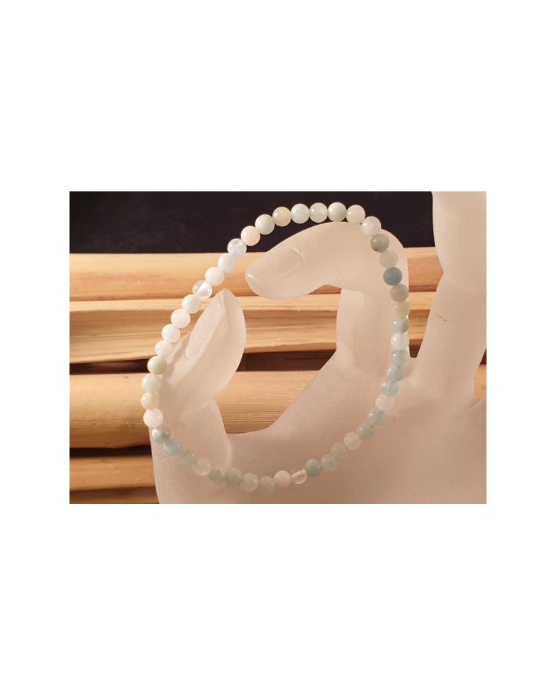 Beryll (Aquamarin/Morganit) Armband