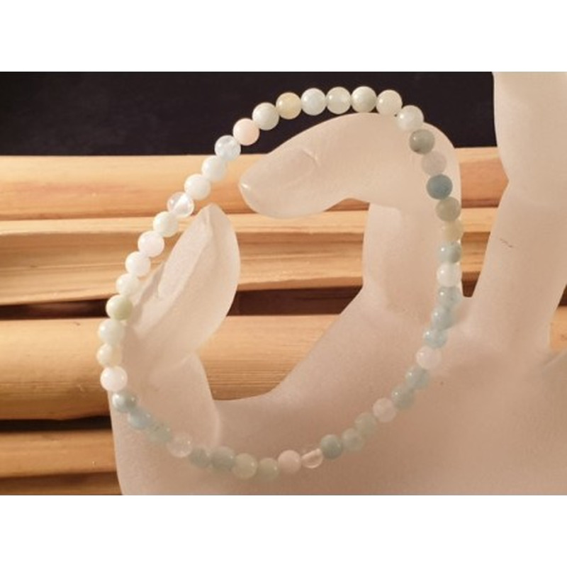 Beryll (Aquamarin/Morganit) Armband