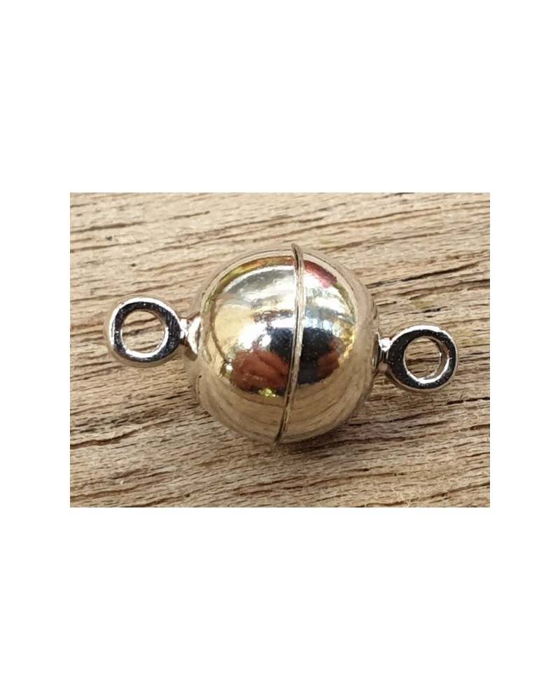 Magnetschliesse 8mm silberfarben., geklebt