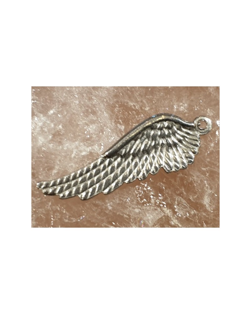 Charm Engelsflügel 38mm, Edelstahl
