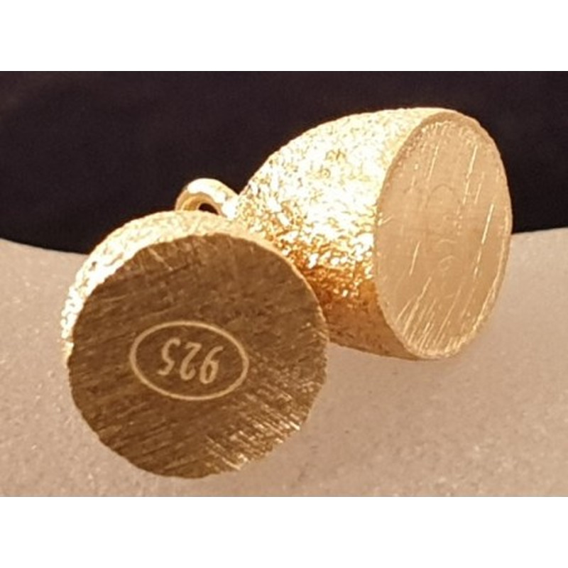 Magnetschliesse 10x23mm Stardust+, 925 Silber vergoldet, geschlossen