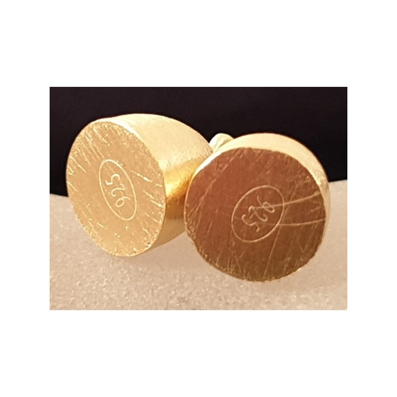 Magnetschliesse 8x22mm, 925 Silber vergoldet satiniert, geschlossen