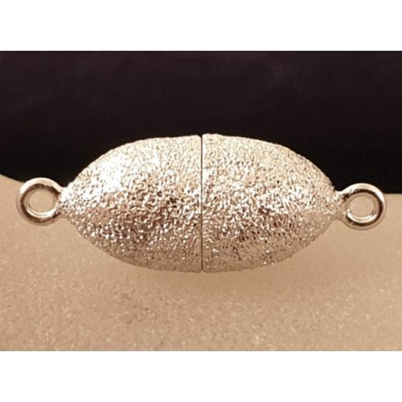 Magnetschliesse 10x23mm Stardust+, 925 Silber rhod., geschlossen