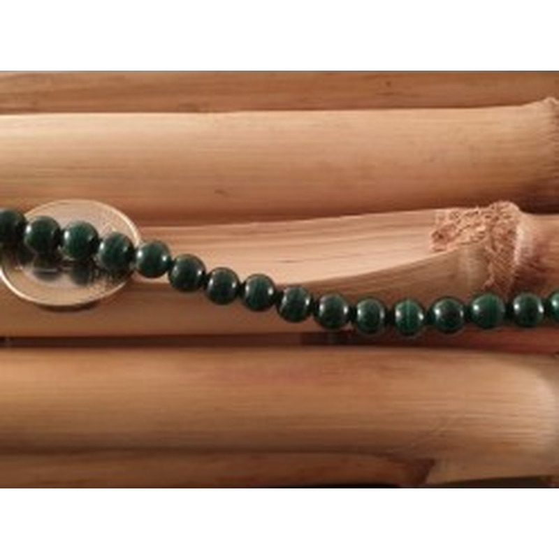 Malachitkette 6mm 2