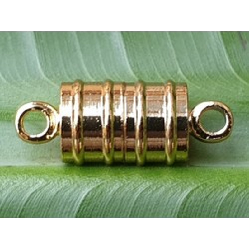 Magnetschliesse 8x20mm goldfarben, geklebt