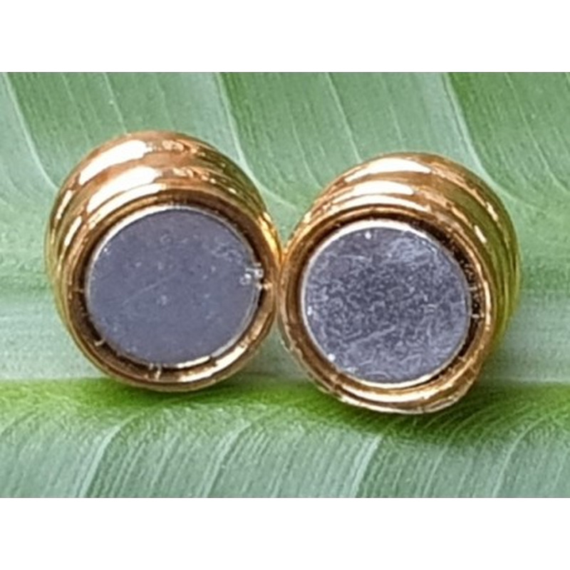 Magnetschliesse 8x20mm goldfarben, geklebt