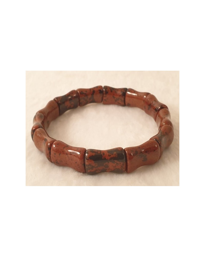 Mahagoniobsidian Armband 12mm