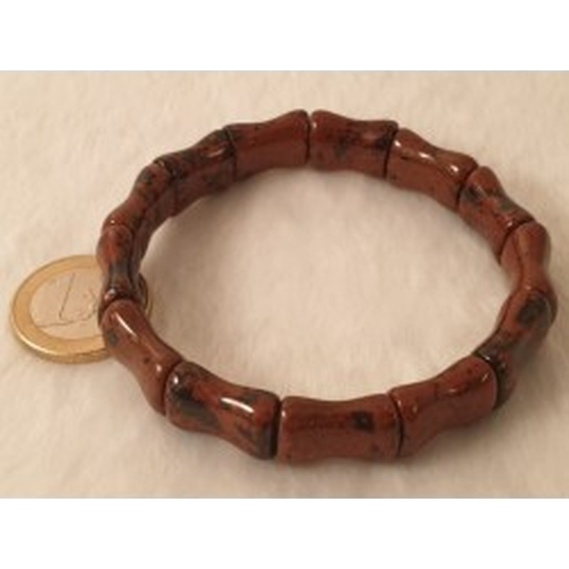 Mahagoniobsidian Armband 12mm 2