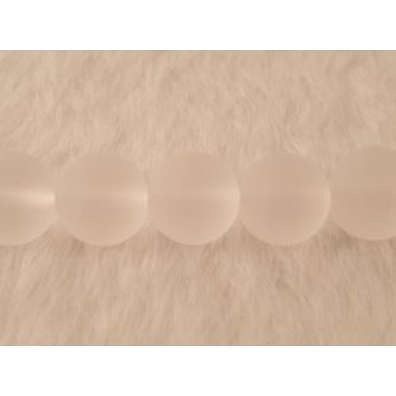 Bergkristallkette 10mm iced