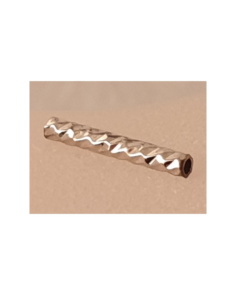 Zwischenteil 1.5x10mm, Messing rhodiumfarben