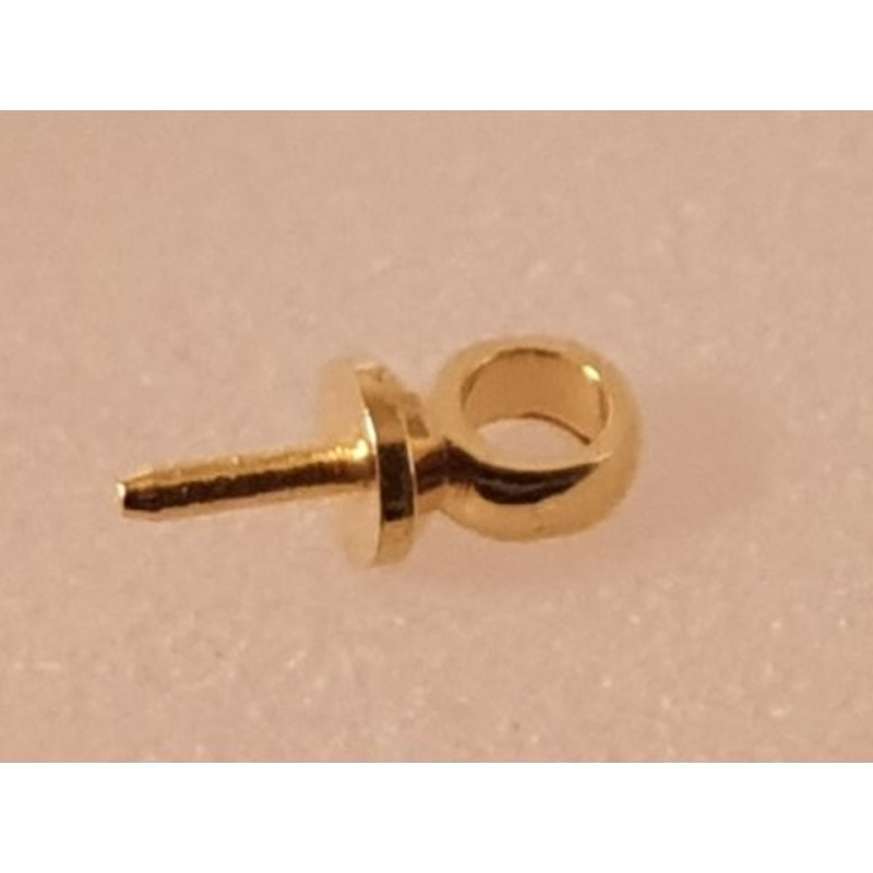 Anhängeröse, Messing goldfarben