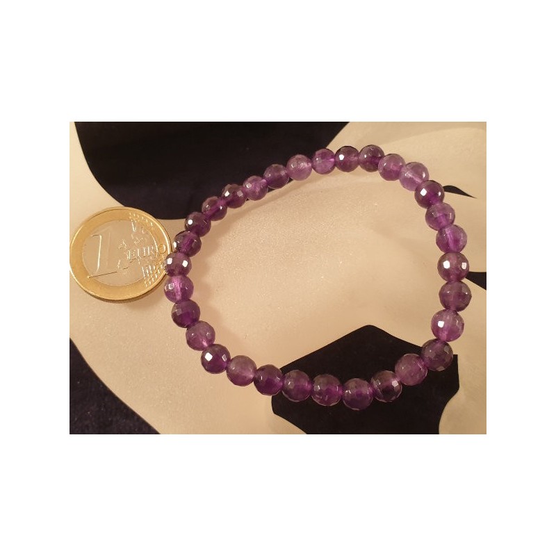 Amethyst Armband 6mm facettiert