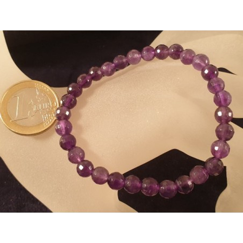 Amethyst Armband 6mm facettiert