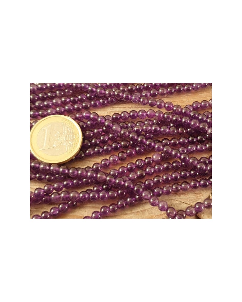 Amethystkette 4mm