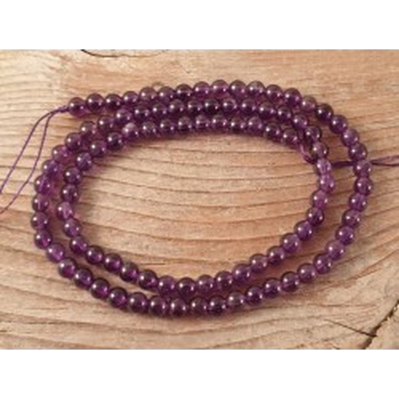 Amethystkette 4mm 2