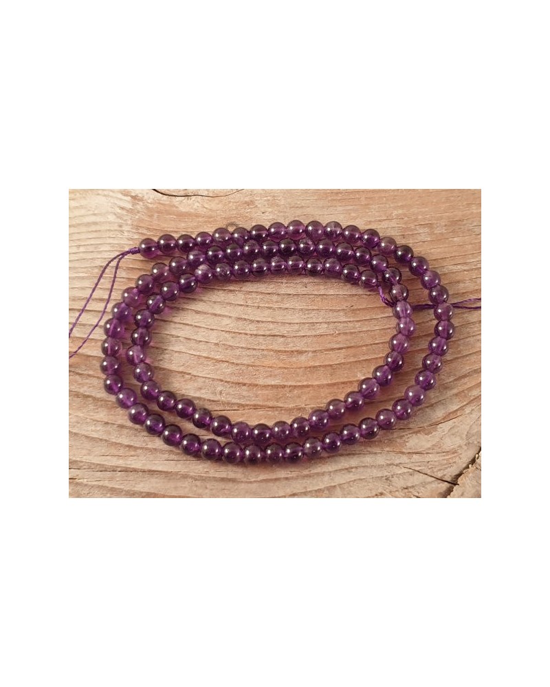Amethystkette 4mm