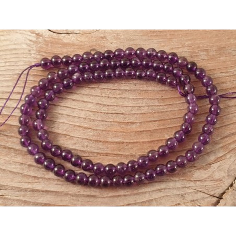 Amethystkette 4mm