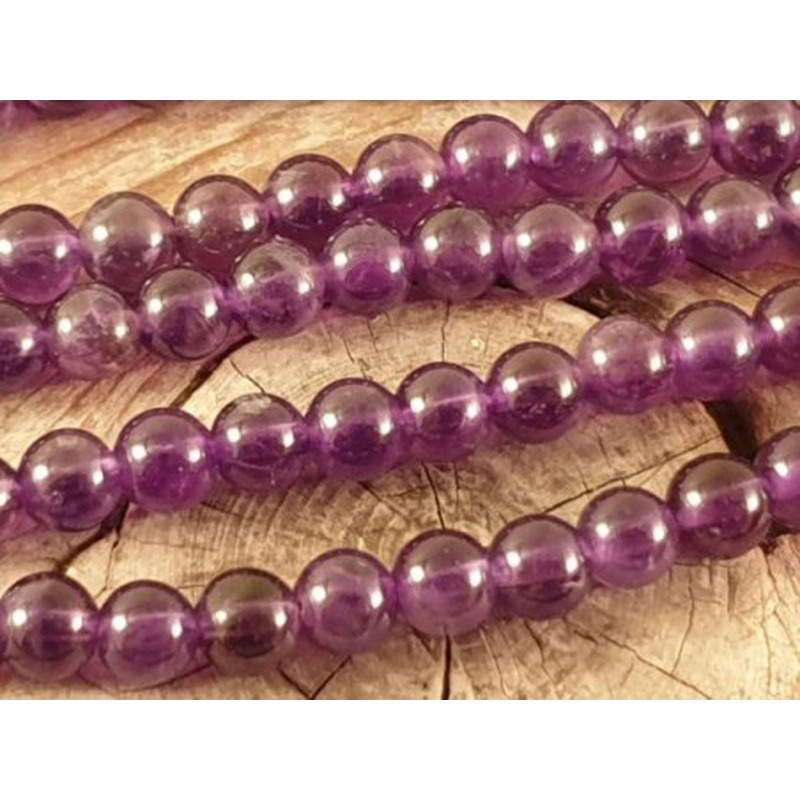 Amethystkette 4mm