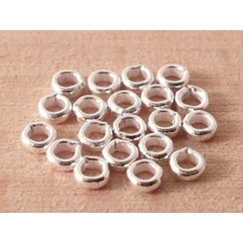 Quetschkalotte 1.2mm, 925 Silber, 20 Stk