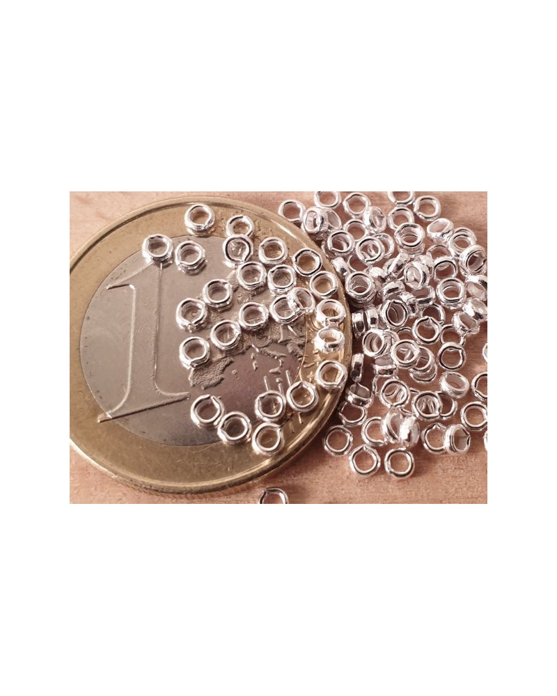 Quetschkalotte 1.2mm, 925 Silber, 20 Stk