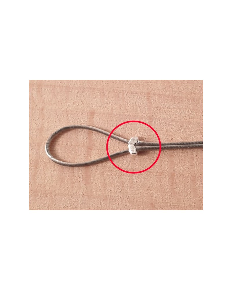 Quetschkalotte 1.2mm, 925 Silber, 20 Stk