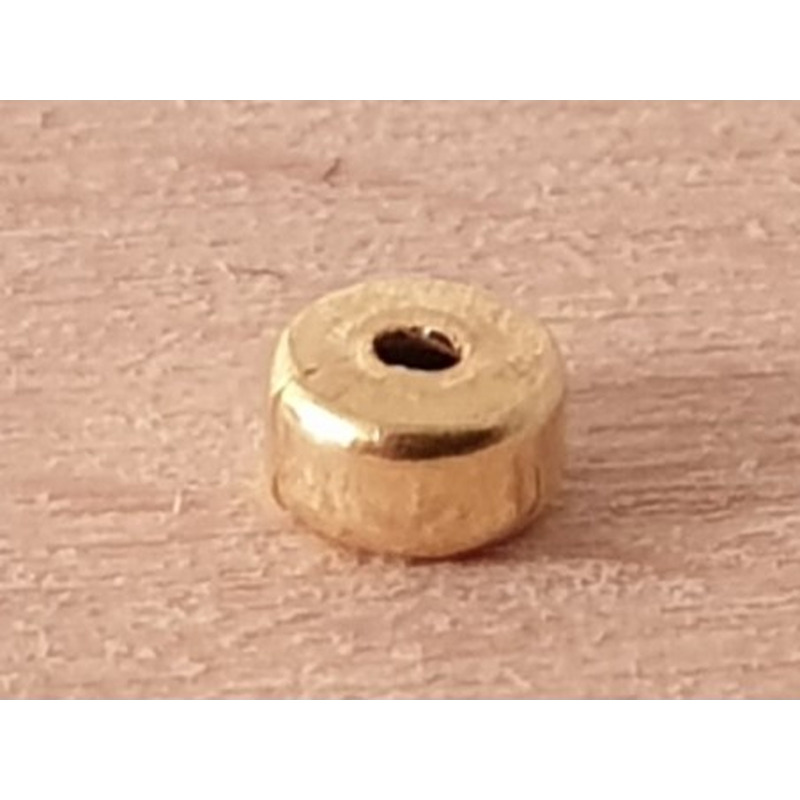 Zwischenteil, 3x2mm, 925 Silber vergoldet