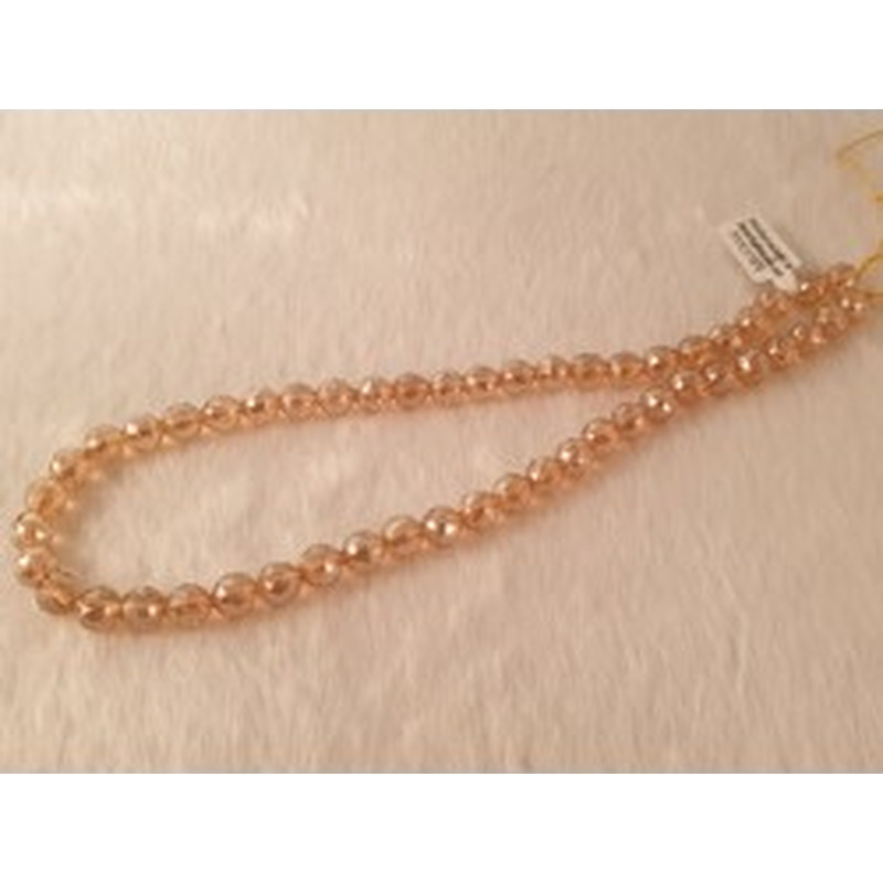 Bergkristallkette gelasert, facettiert 8mm 2