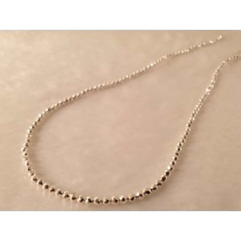 Blutsteinkette Silber (Hämatit) 3mm facettiert 2