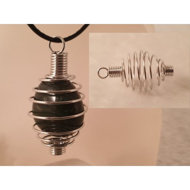 Spirale für Steine 19x34mm, Edelstahl