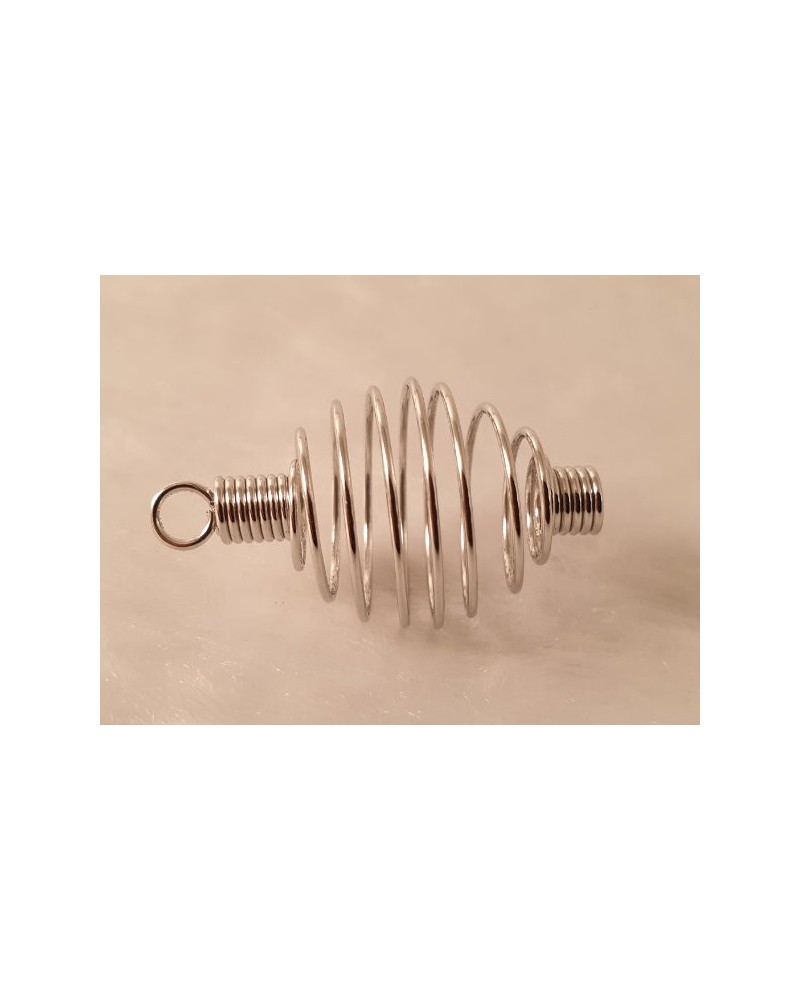 Spirale für Steine 19x34mm, Edelstahl
