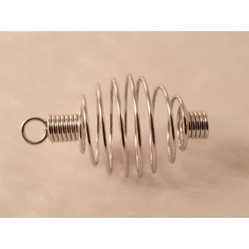 Spirale für Steine 19x34mm, Edelstahl