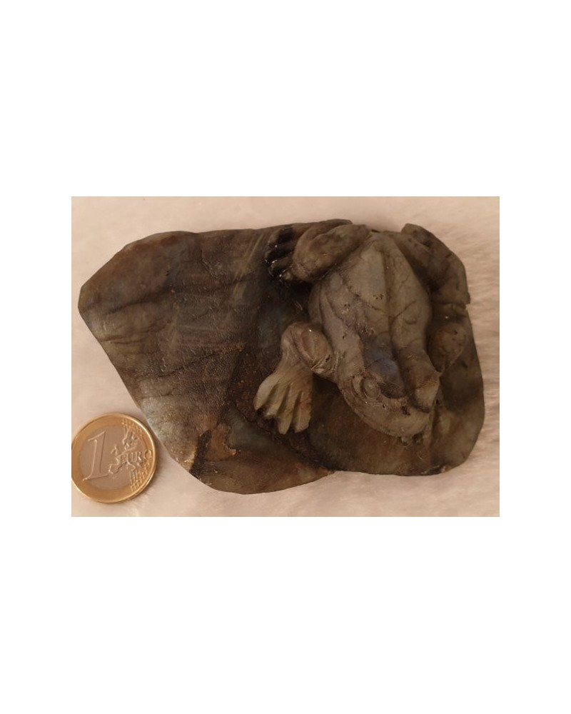 Labradorit Frosch 100mm