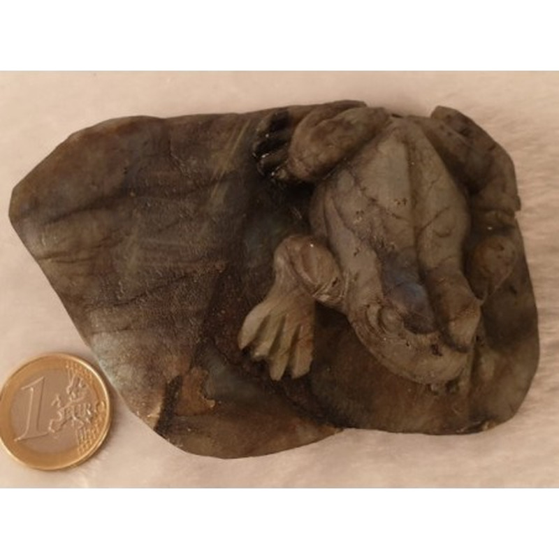 Labradorit Frosch 100mm