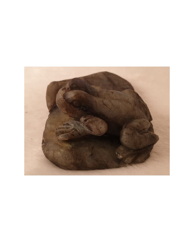 Labradorit Frosch 100mm