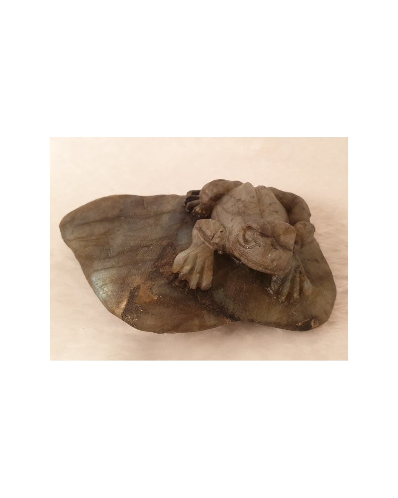 Labradorit Frosch 100mm