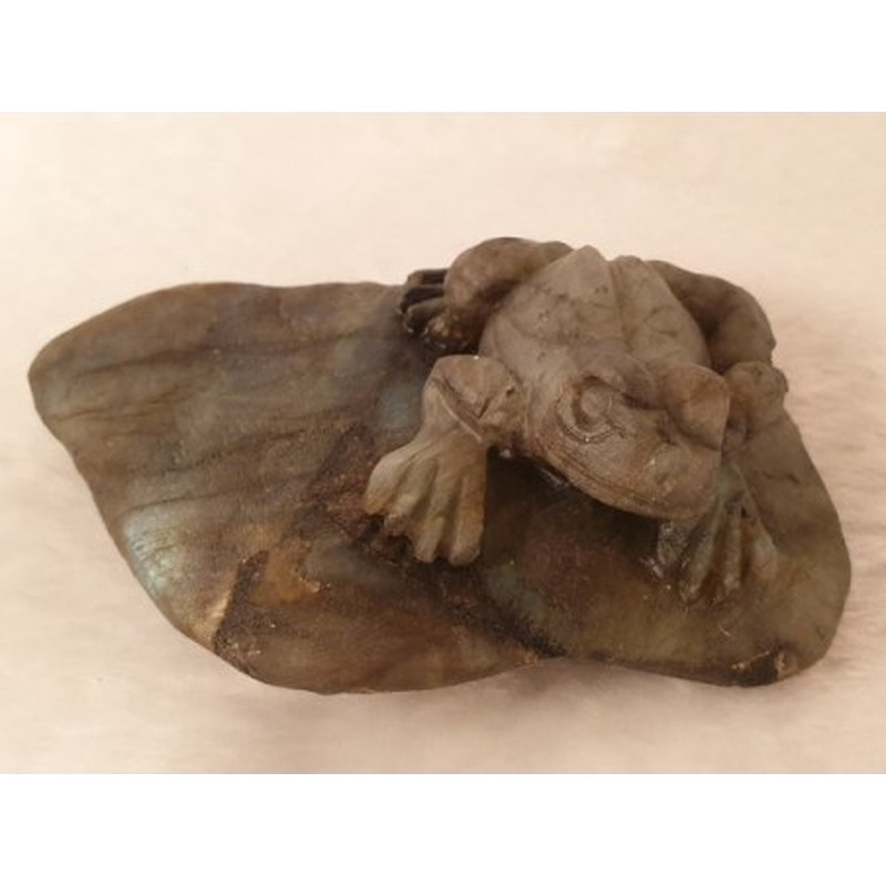 Labradorit Frosch 100mm