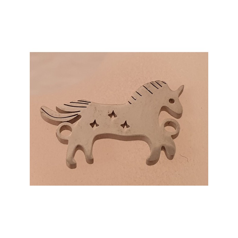 Zwischenteil-Link, Einhorn 20mm, Edelstahl
