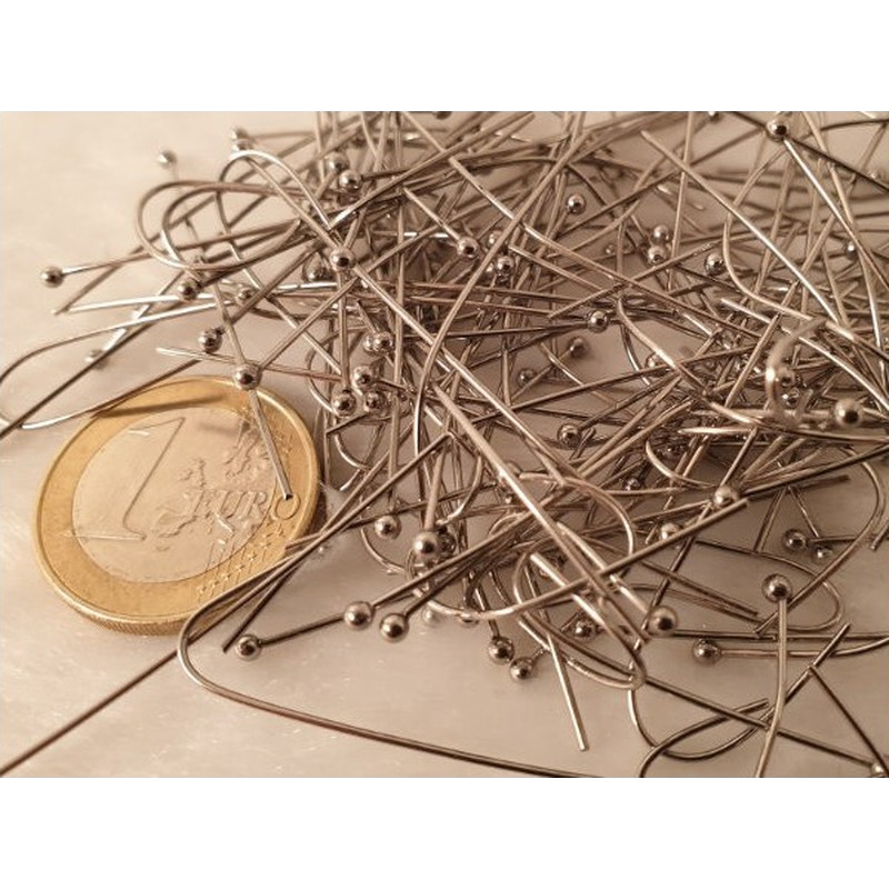 Nietstift 0,6x50mm Kugelkopf (10 Stk), Edelstahl