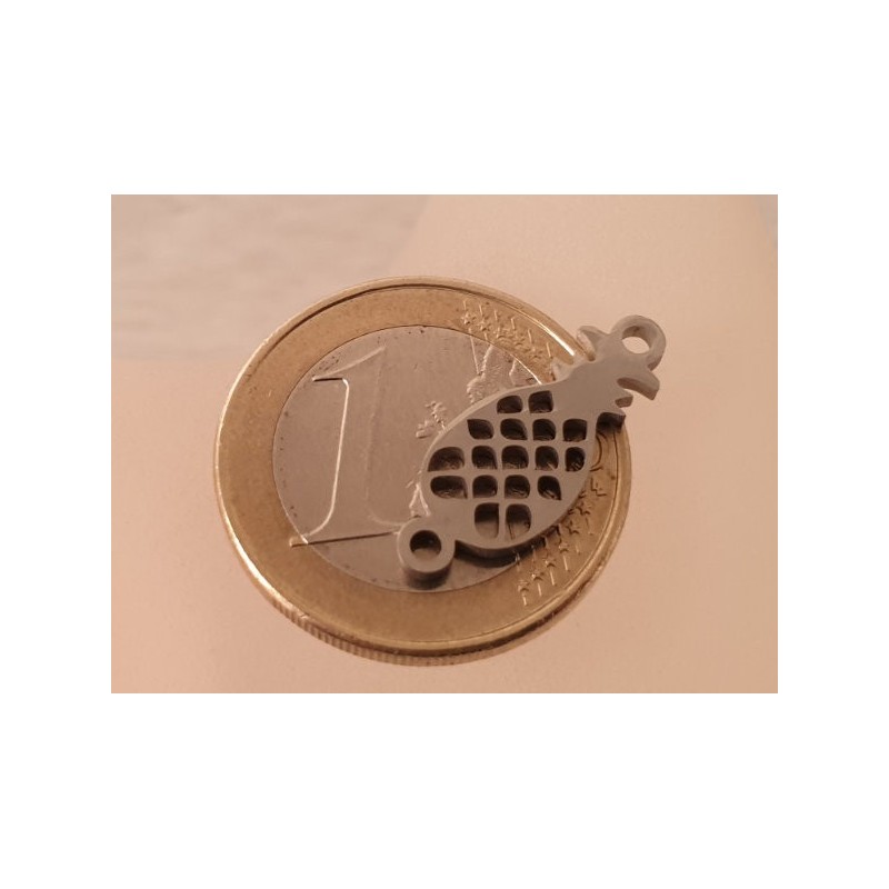 Zwischenteil-Link, Ananas 20mm, Edelstahl
