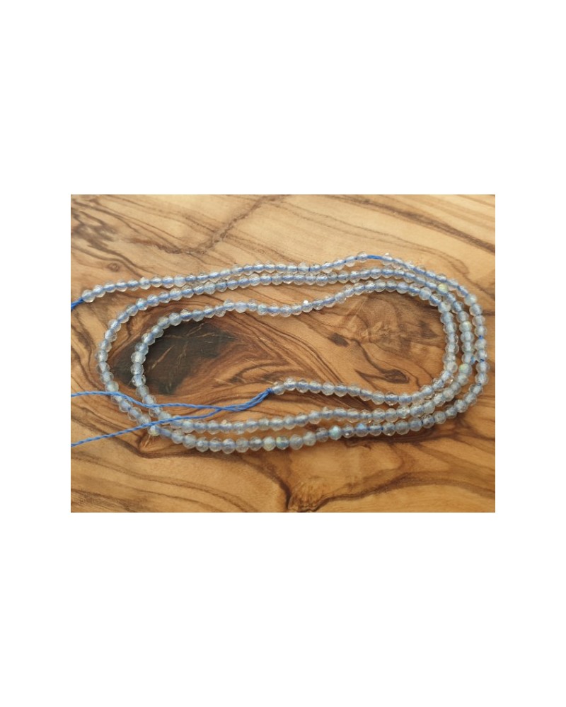 Labradoritkette facettiert 2mm