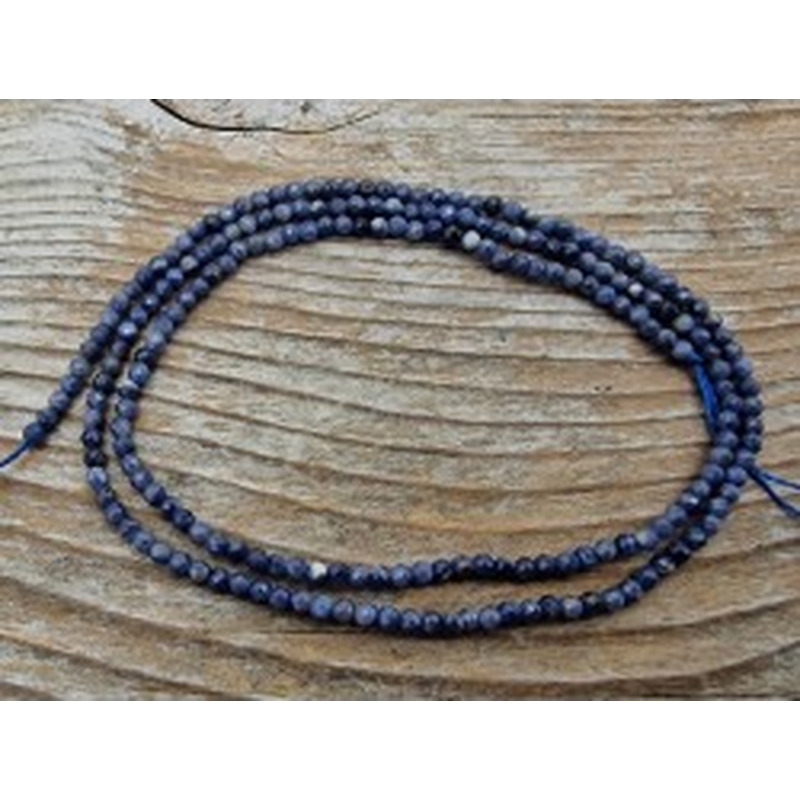 Saphirkette (Safir) facettiert 2mm 2