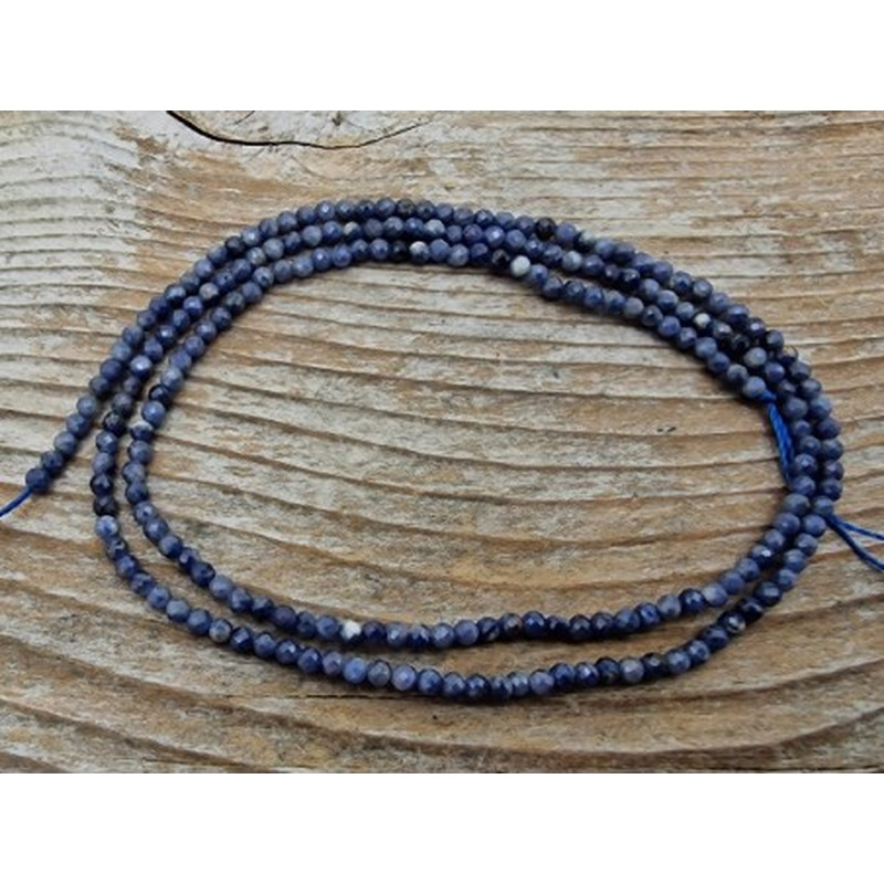Saphirkette (Safir) facettiert 2mm