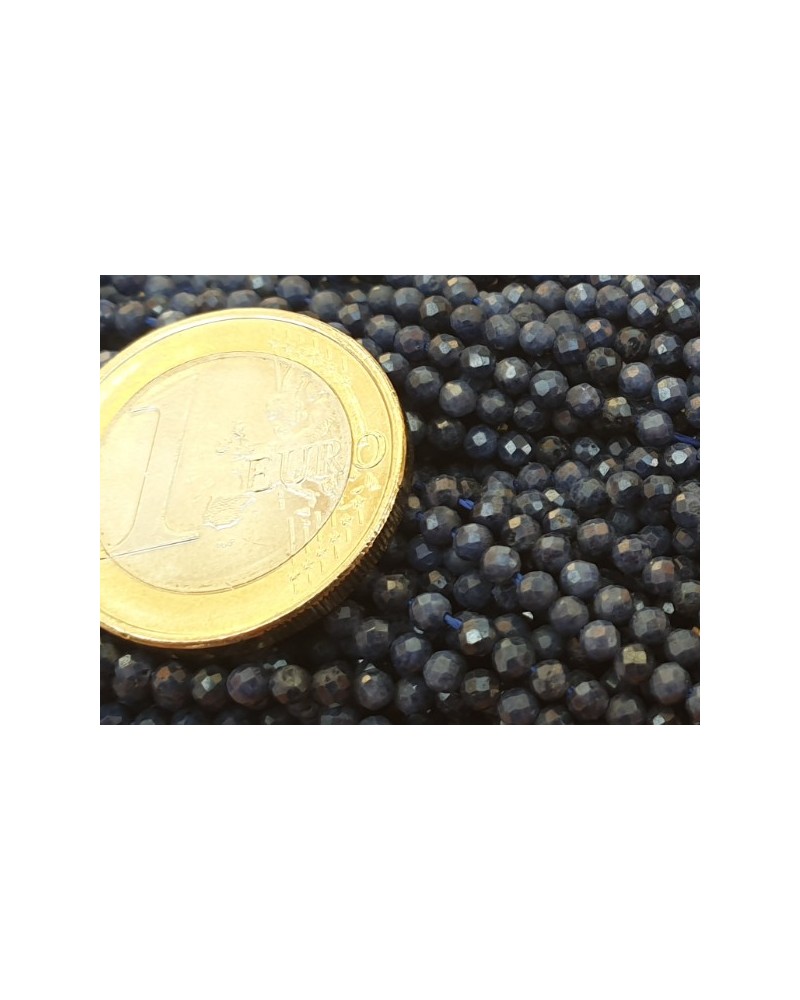 Saphirkette (Safir) facettiert 2mm